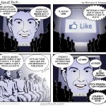 Chiste de tecnología - El botón like de Facebook