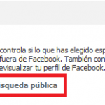 Cómo evitar que los motores de búsqueda muestren tu Facebook