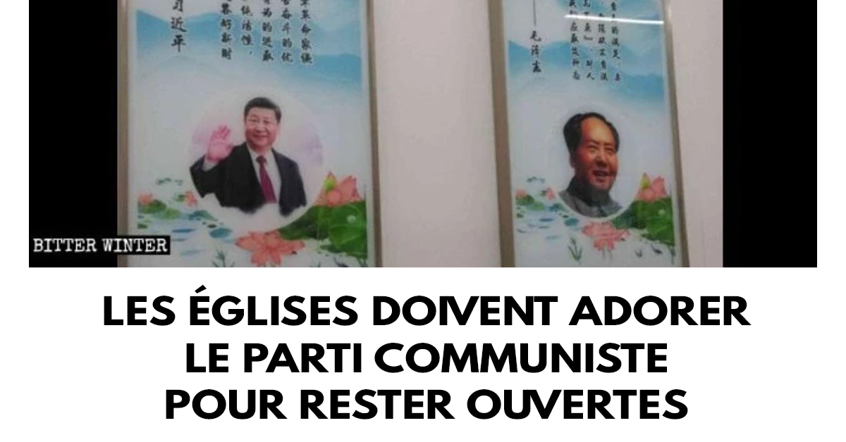 Les églises doivent adorer le Parti communiste pour rester ouvertes