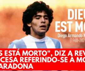 Deus está morto, diz a revista francesa referindo-se à morte de Maradona